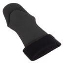 San Jamar UPM17BK 17" Puppet Oven Mitt - Neoprene, Black thumbnail 2