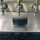 San Jamar VM5180BK Rectangular Interlocking Bar Mat - 12" x 3 1/2", Rubber, Black thumbnail 2