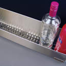 San Jamar VM5180BK Rectangular Interlocking Bar Mat - 12" x 3 1/2", Rubber, Black thumbnail 3