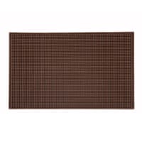 San Jamar VM5280BK 12" Square Interlocking Bar Mat - Rubber, Black thumbnail 2