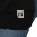 Chef Revival Blended Twill Tuxedo V-Neck Apron, 30 x 40", Pockets, Black (VNA3840-BK) thumbnail 2