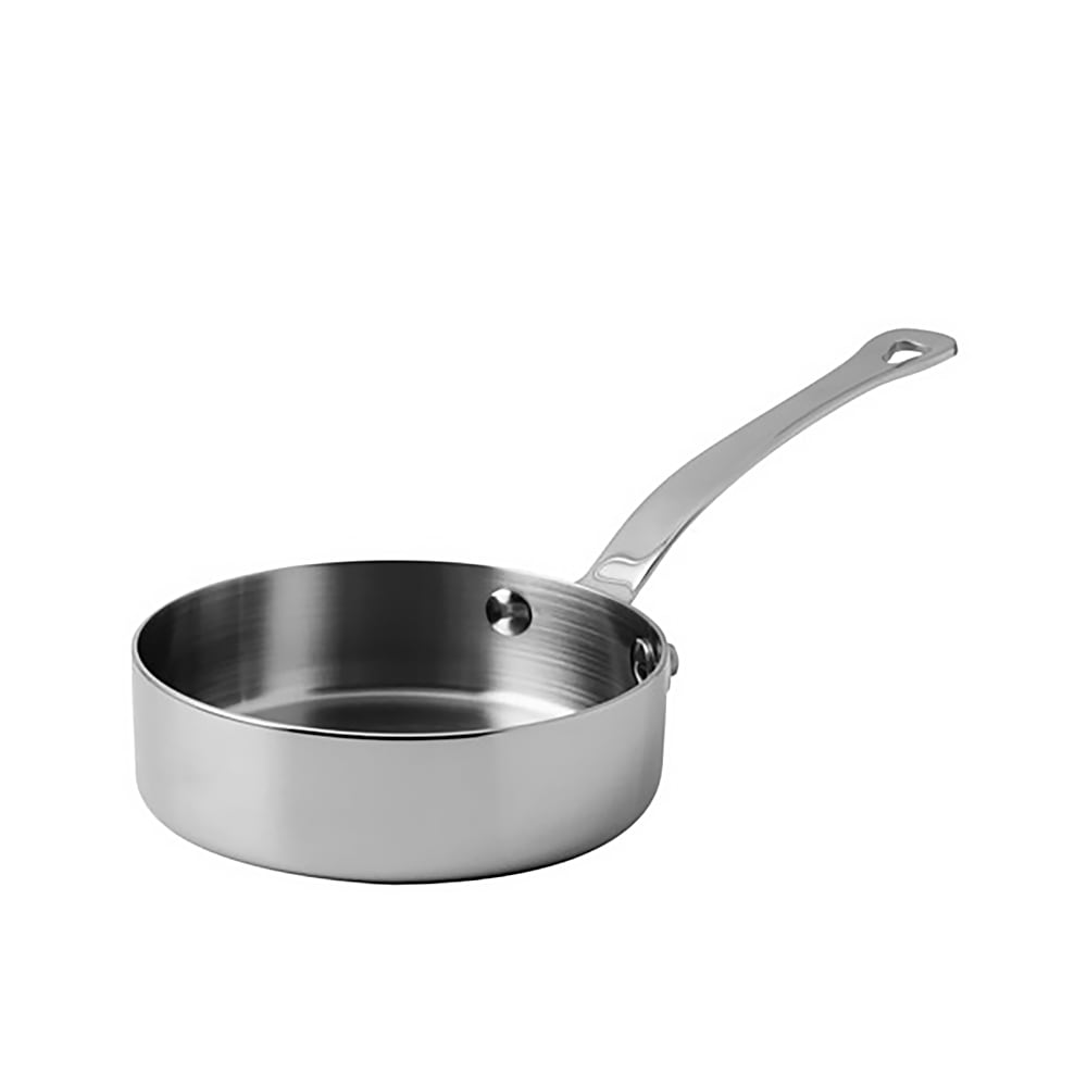 Paderno 11 3/4 oz Aluminum/Stainless Steel Mini Fry Pan Ramekin, Silver (12214-12)