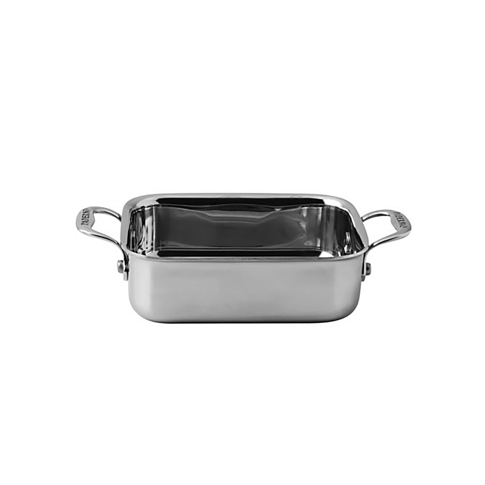 Paderno Aluminum/Stainless Steel Mini Baking Dish Ramekin, Silver (12243-12)