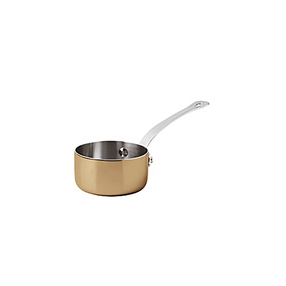 Paderno 10 1/4 oz Aluminum/Copper/Stainless Steel Mini Saucepan Ramekin, Copper (15606-09)