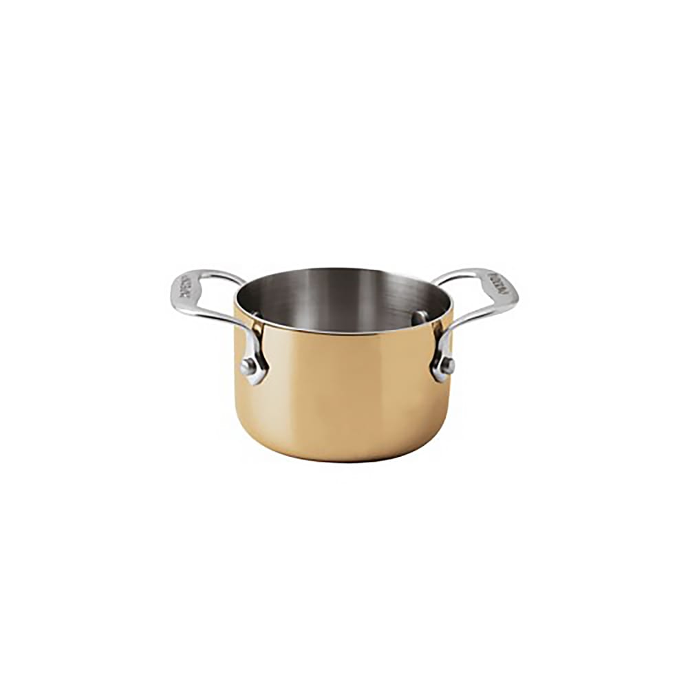 Paderno 17 oz Aluminum/Copper/Stainless Steel Mini Sauce Pot Ramekin, Copper (15607-10)