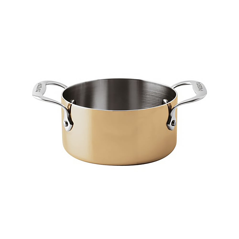 Paderno 20 1/4 oz Aluminum/Copper/Stainless Steel Mini Rondeau Ramekin (15611-12)