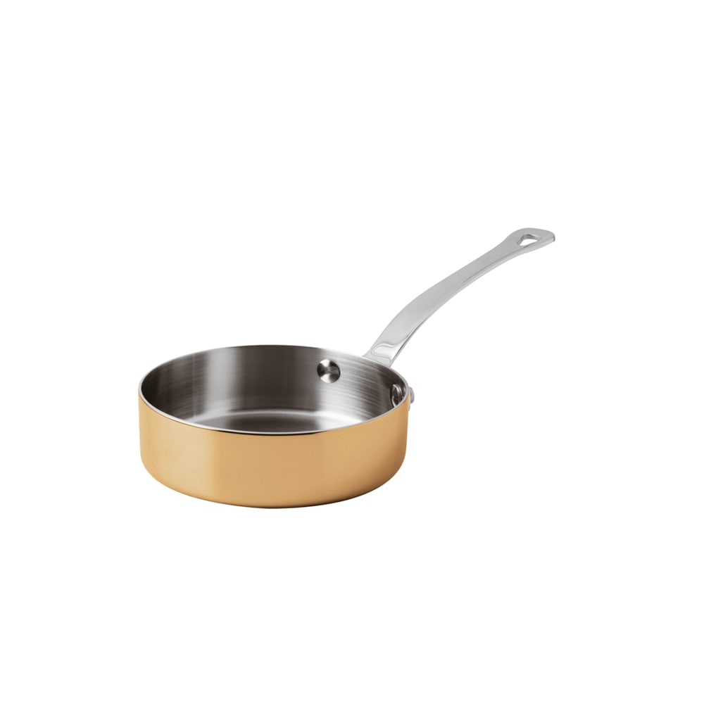 Paderno 11 3/4 oz Aluminum/Copper/Stainless Steel Mini Fry Pan Ramekin (15614-12)