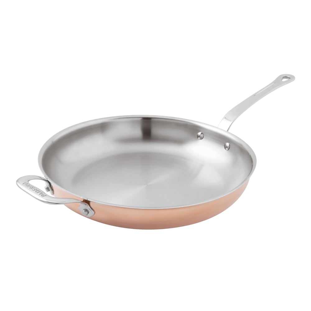 Paderno 12 5/8" Aluminum/Copper/Stainless Steel Frying Pan w/ Loop Handle (15614-32)