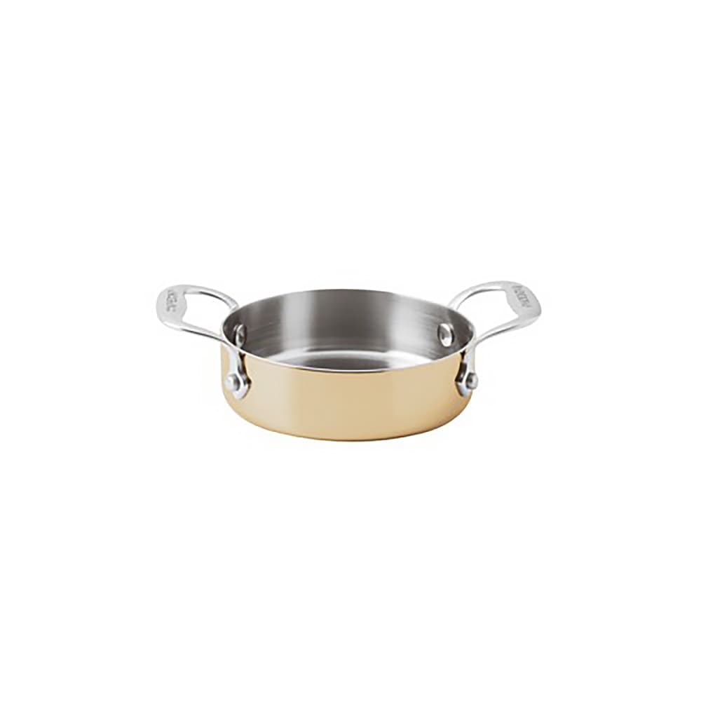Paderno 11 3/4 oz Aluminum/Copper/Stainless Steel Mini Omelet Pan Ramekin, Copper (15615-12)