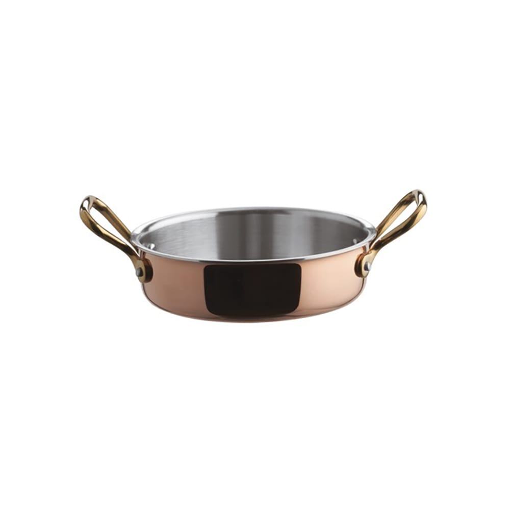 Paderno 12 oz Aluminum/Copper/Stainless Steel Mini Rondeau Ramekin (A1550312)