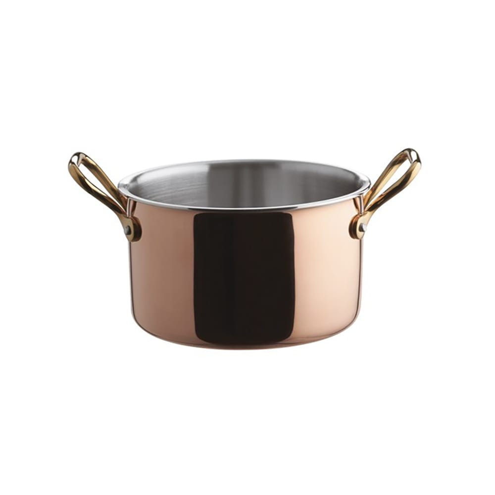 Paderno 48 oz Aluminum/Copper/Stainless Steel Mini Saucepan Ramekin (A1550914)