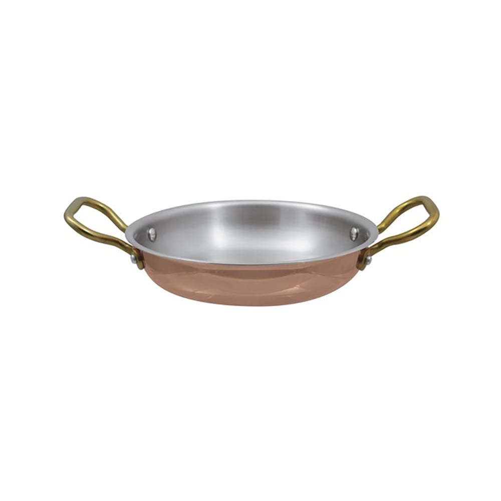 Paderno 112 Oz. Round Gratin - Aluminum/Copper/Stainless Steel (A1551528)