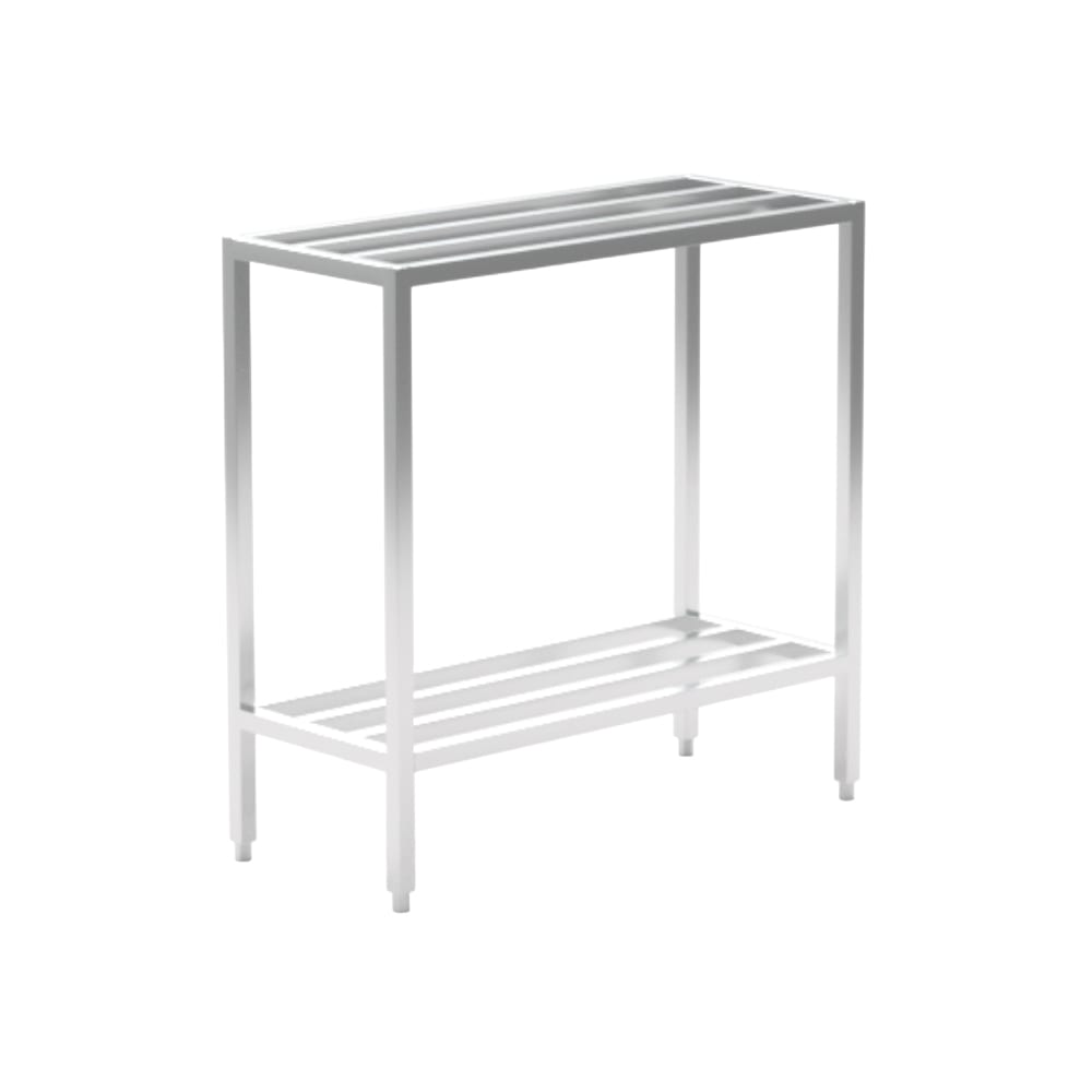 New Age 48" Heavy-duty Shelving Unit w/ 1500 lb Capacity, Aluminum (1022)