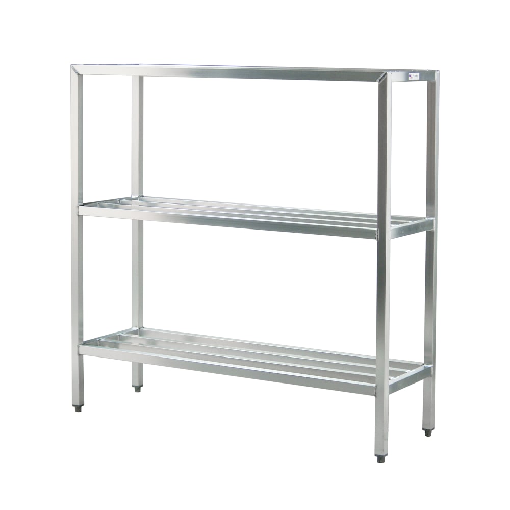 New Age 60" Heavy-duty Shelving Unit w/ 1500 lb Capacity, Aluminum (1043)