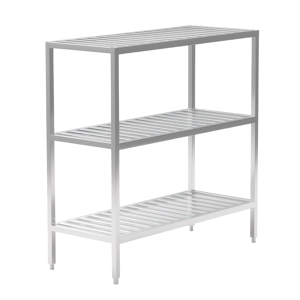 New Age 60" Heavy-duty Shelving Unit w/ 1000 lb Capacity, Aluminum (1047TB)