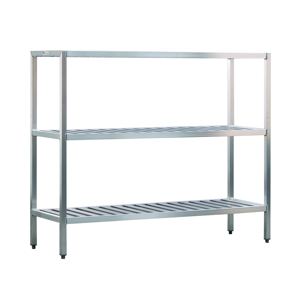 New Age 72" Heavy-duty Shelving Unit w/ 1000 lb Capacity, Aluminum (1048TB)