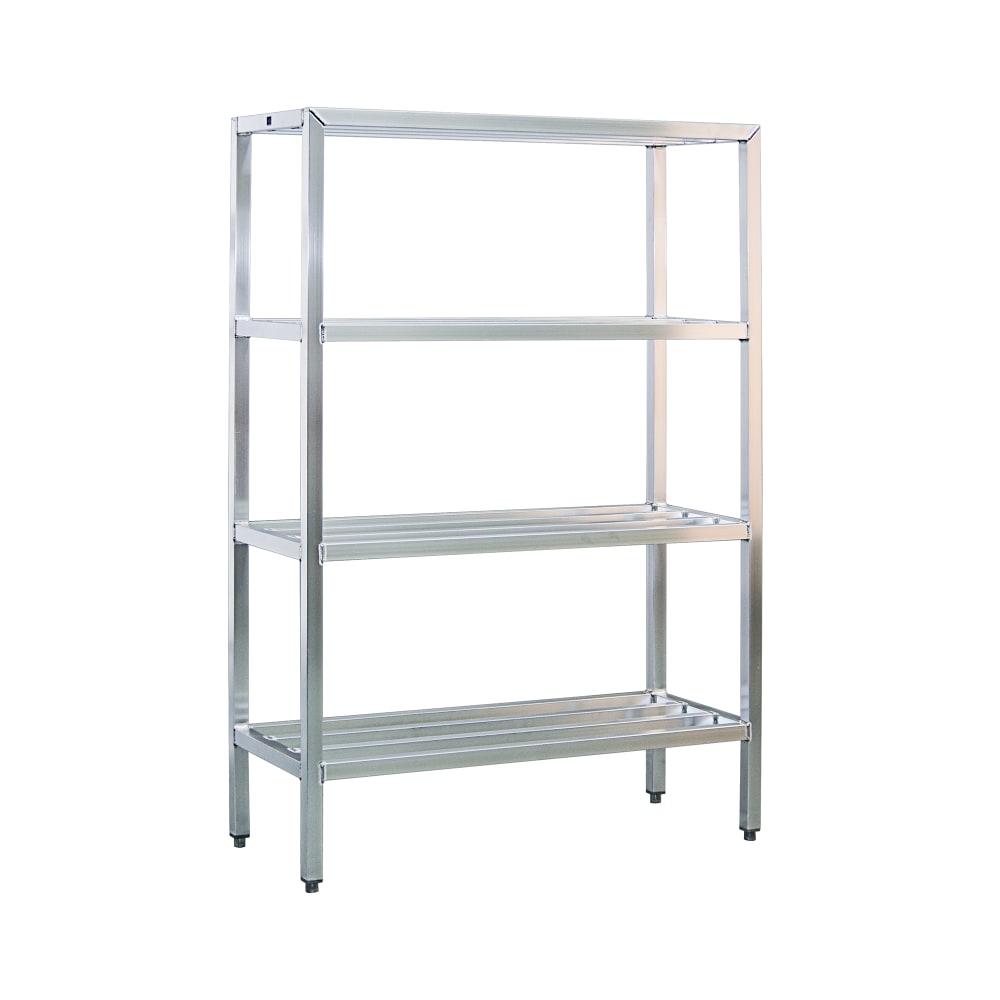 New Age 36" Heavy-duty Shelving Unit w/ 1500 lb Capacity, Aluminum (1061)