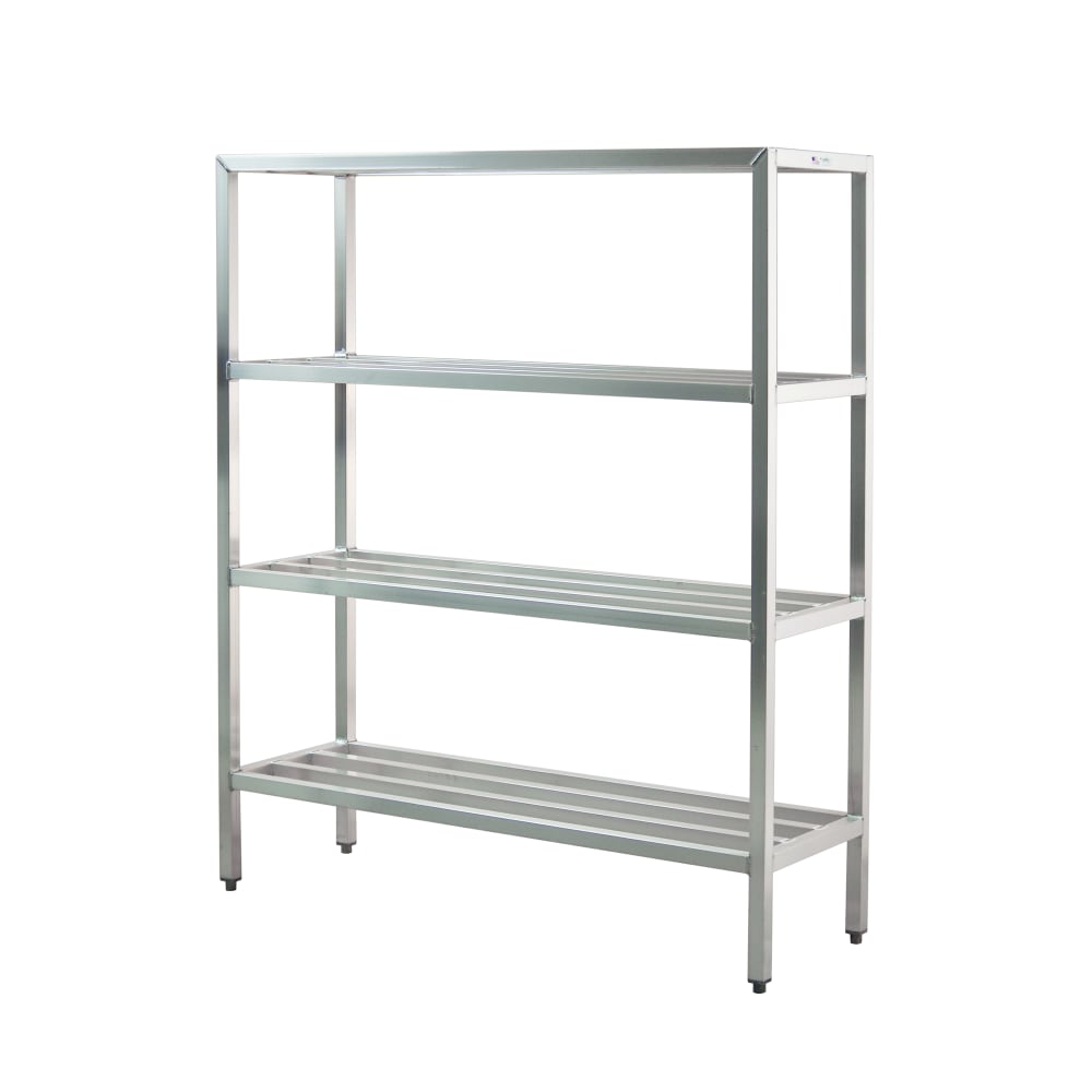 New Age 60" Heavy-duty Shelving Unit w/ 1500 lb Capacity, Aluminum (1063)