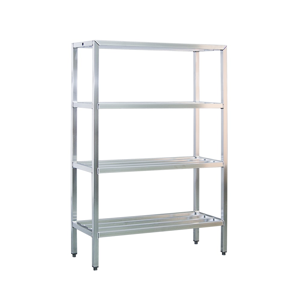 New Age 72" Heavy-duty Shelving Unit w/ 1500 lb Capacity, Aluminum (1064)