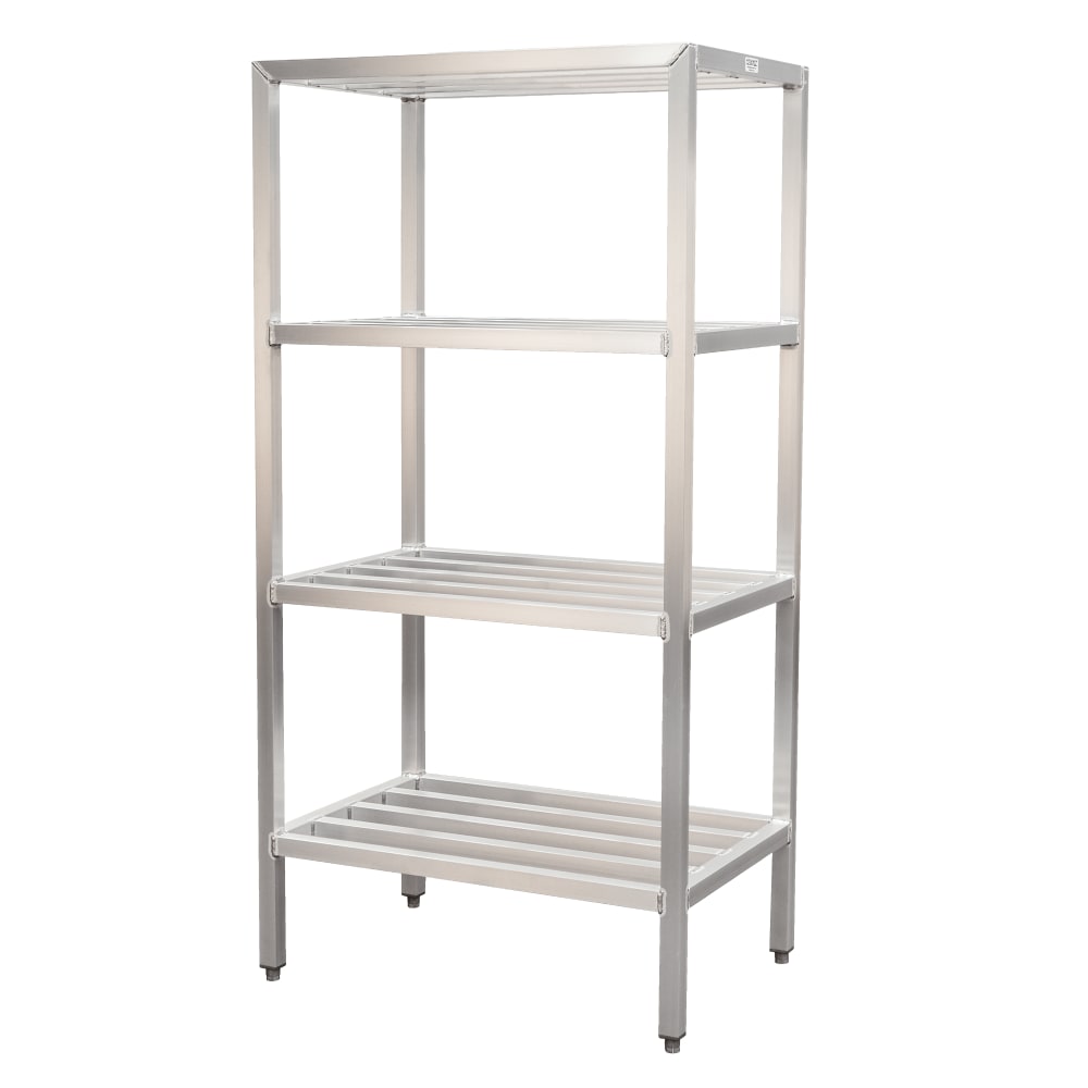 New Age 36" Heavy-duty Shelving Unit w/ 1500 lb Capacity, Aluminum (1065)