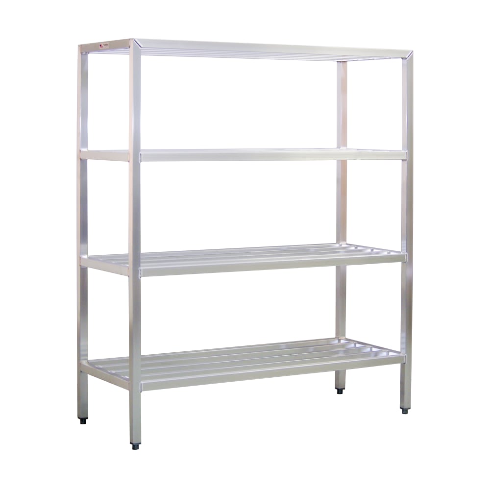 New Age 60" Heavy-duty Shelving Unit w/ 1500 lb Capacity, Aluminum (1067)