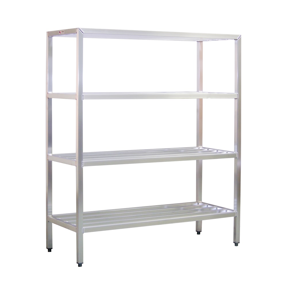 New Age 42" Heavy-duty Shelving Unit w/ 1500 lb Capacity, Aluminum (1070)
