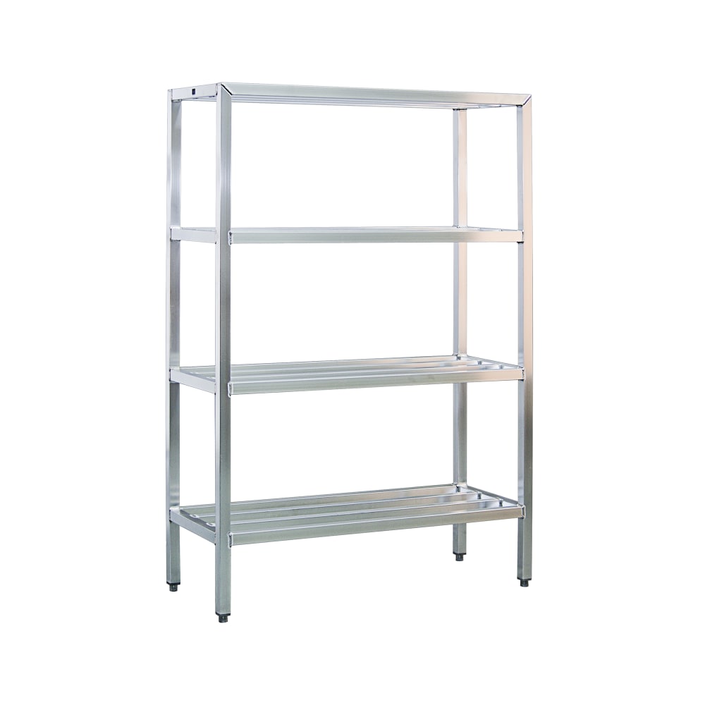 New Age 42" Heavy-duty Shelving Unit w/ 1500 lb Capacity, Aluminum (1071)