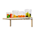 New Age T-Bar Wall Mounted Shelf, 36"W x 20"D, Aluminum (1121) thumbnail 3