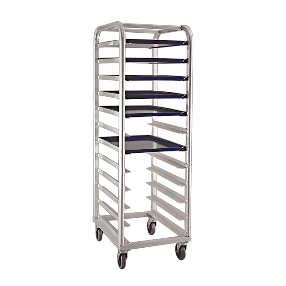 New Age 21"W 12 Platter Pan Rack w/ 5" Bottom Load Slides (1164)