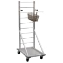 New Age Fry Basket Rack w/ 18 Basket Capacity & 3" Casters, 52 1/2" x 18 x 27", Aluminum (1210) thumbnail 2