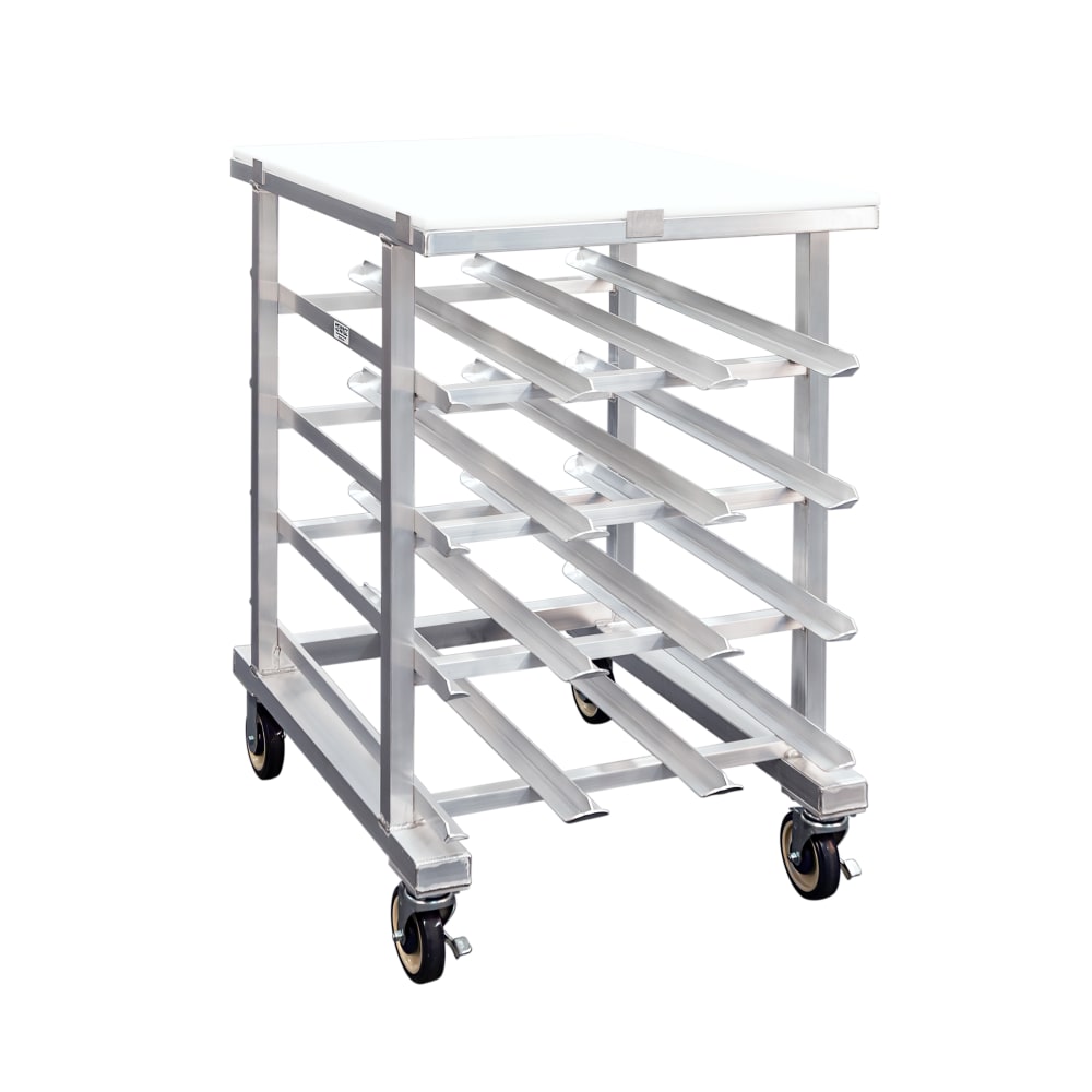 New Age 41"H Mobile Can Rack w/ (72) #10 or (96) #5 Capacity (1227)
