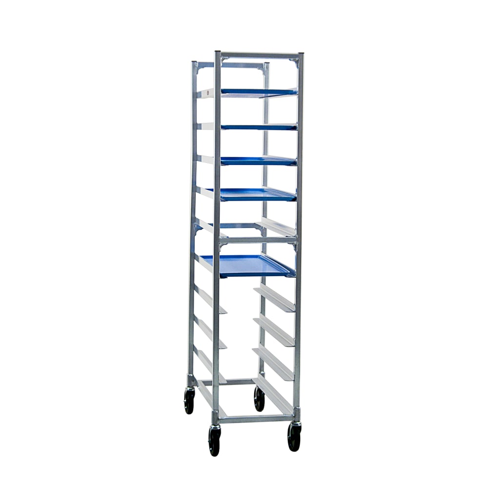 New Age 15 1/4"W 12 Platter Pan Rack w/ 5" Bottom Load Slides (1347)