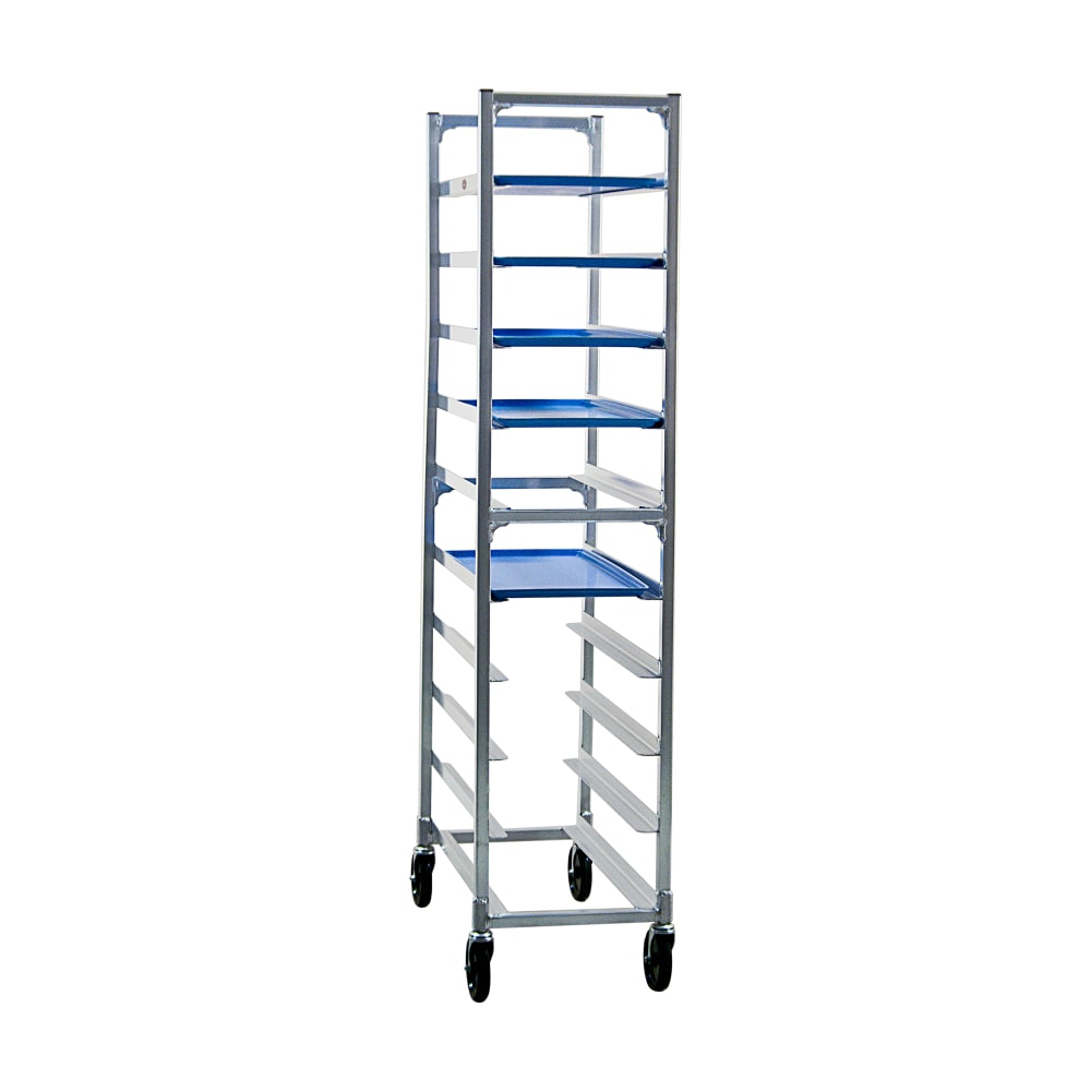 New Age 15 1/4"W 10 Platter Pan Rack w/ 6" Bottom Load Slides (1348)