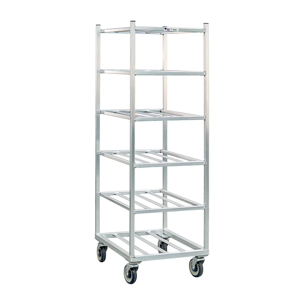 New Age 20 7/8"W 6 Specialty Pan Rack w/ 10 1/2" Bottom Load Slides (1356)