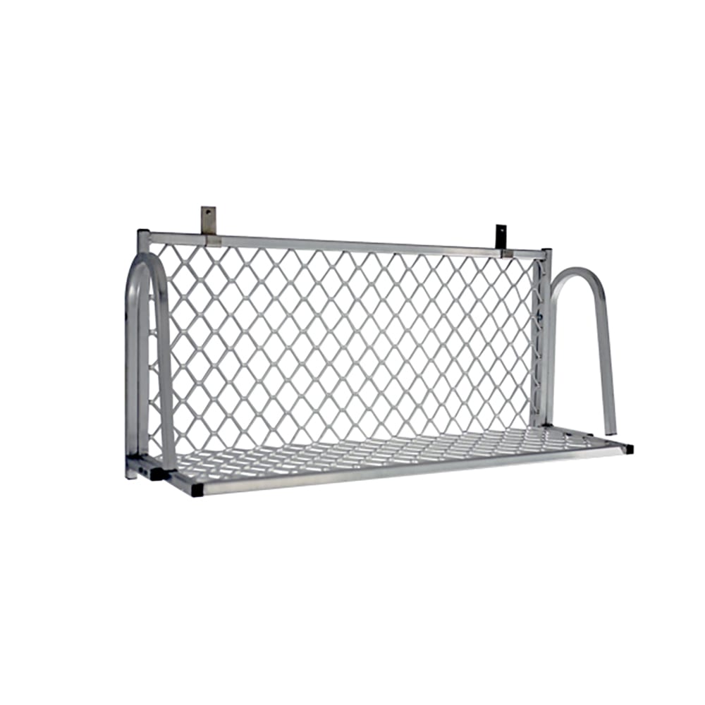 New Age Boat Rack Wall Mounted Shelf, 72"W x 15"D, Aluminum (1373W)