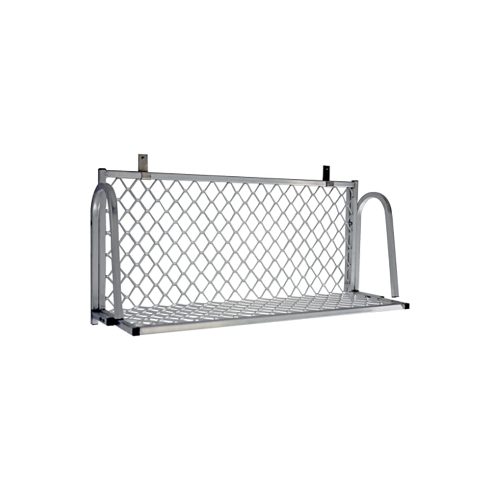 New Age Boat Rack Wall Mounted Shelf, 120"W x 15"D, Aluminum (1375W)