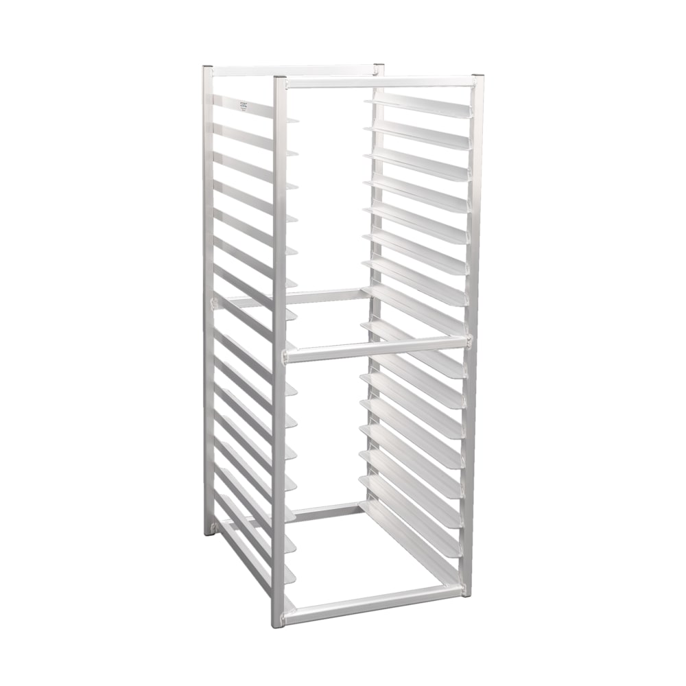 New Age 51" Insert Rack w/ Open Sides, (16)18x26" Pan Capacity, End Loading Aluminum (1612)