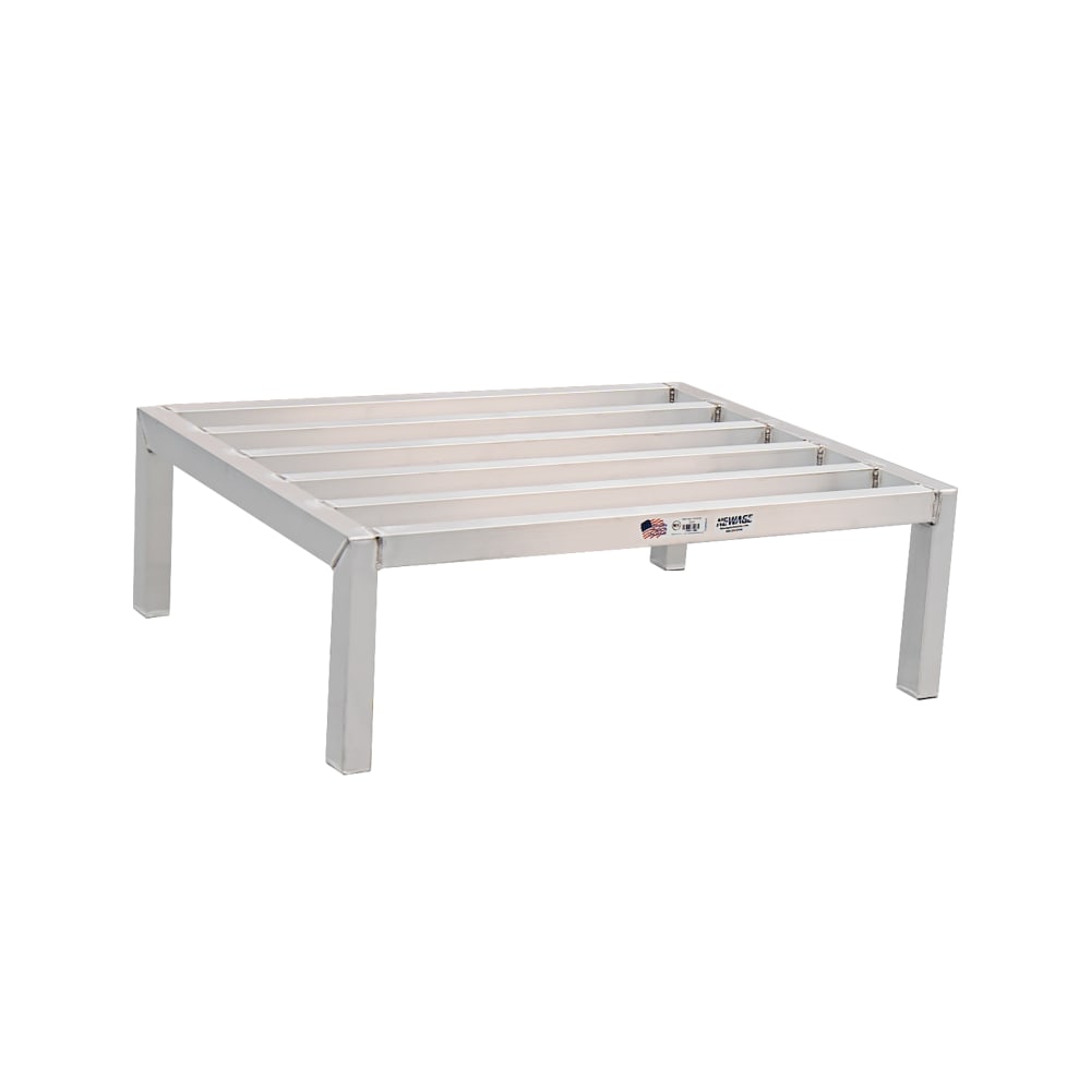 New Age 36" Stationary Dunnage Rack w/ 2500 lb Capacity, Aluminum (2008)
