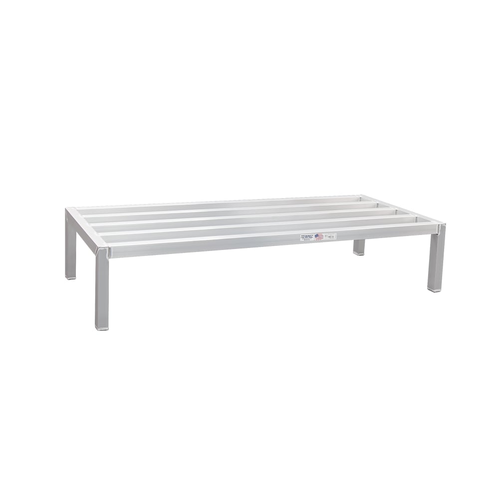 New Age 48" Stationary Dunnage Rack w/ 2500 lb Capacity, Aluminum (2009)