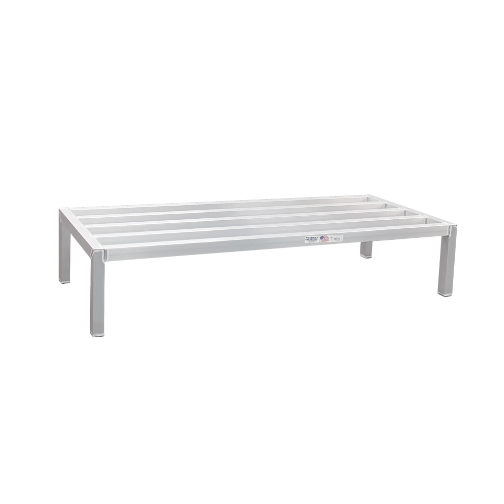 New Age 60" Stationary Dunnage Rack w/ 2000 lb Capacity, Aluminum (2016)