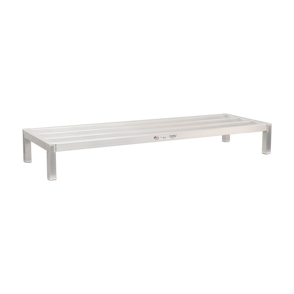 New Age 60" Stationary Dunnage Rack w/ 2000 lb Capacity, Aluminum (2019)