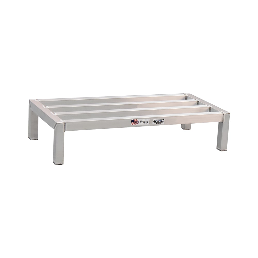 New Age 48" Stationary Dunnage Rack w/ 2500 lb Capacity, Aluminum (2021)