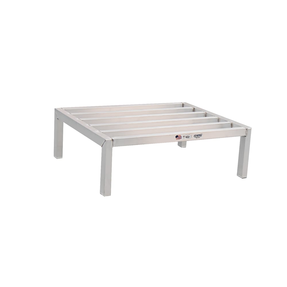 New Age 48" Stationary Dunnage Rack w/ 3000 lb Capacity, Aluminum (2027)