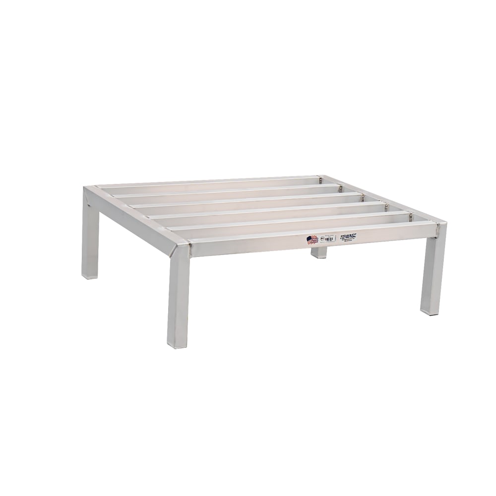 New Age 60" Stationary Dunnage Rack w/ 2500 lb Capacity, Aluminum (2028)