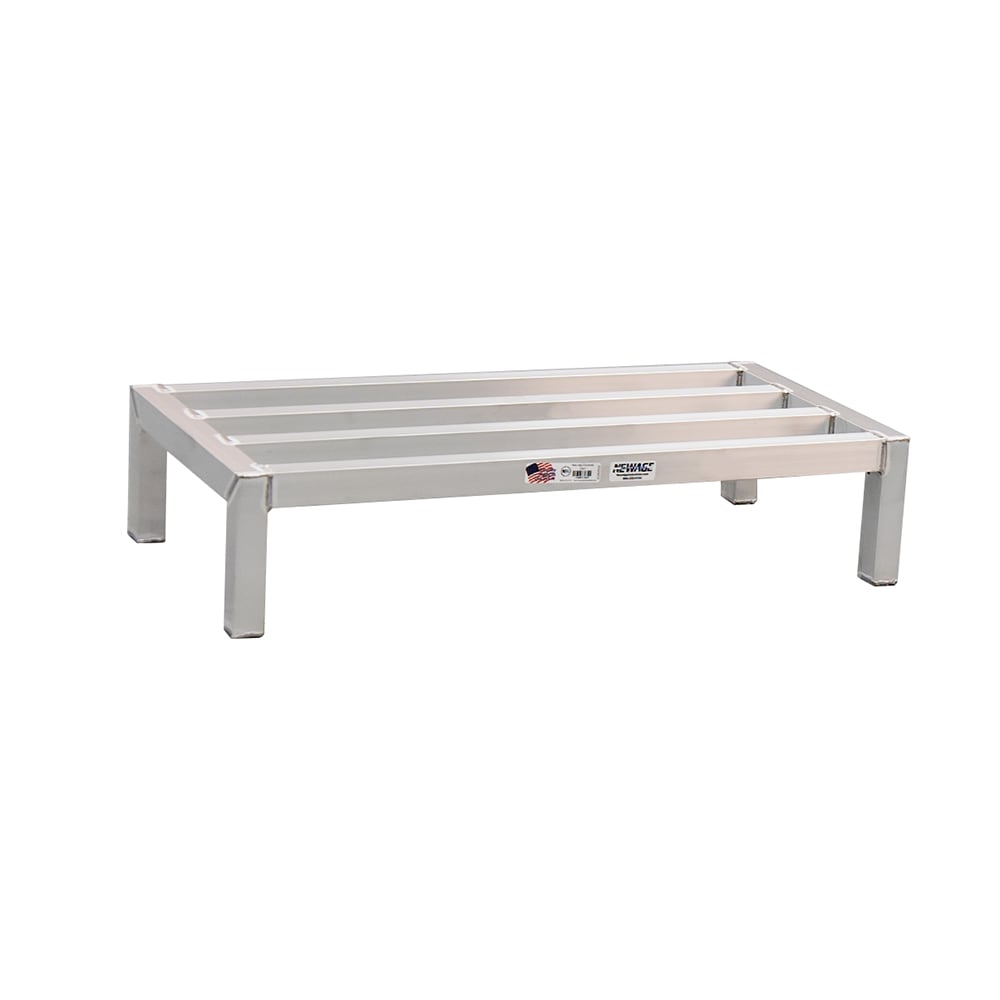 New Age 24" Stationary Dunnage Rack w/ 3200 lb Capacity, Aluminum (2029)