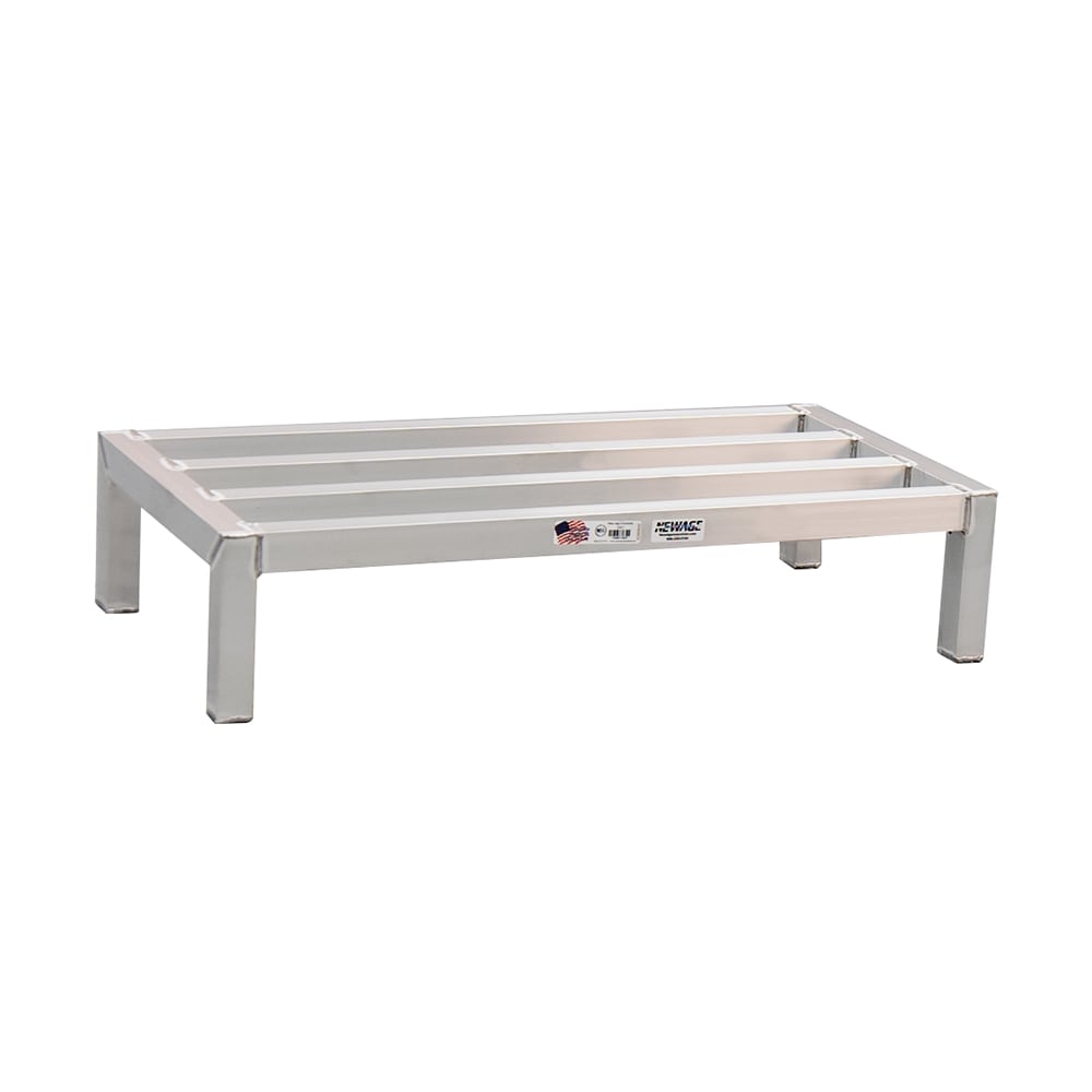 New Age 30" Stationary Dunnage Rack w/ 3000 lb Capacity, Aluminum (2052)