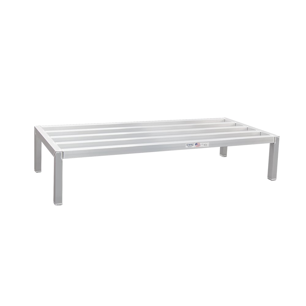 New Age 42" Stationary Dunnage Rack w/ 2500 lb Capacity, Aluminum (2064)