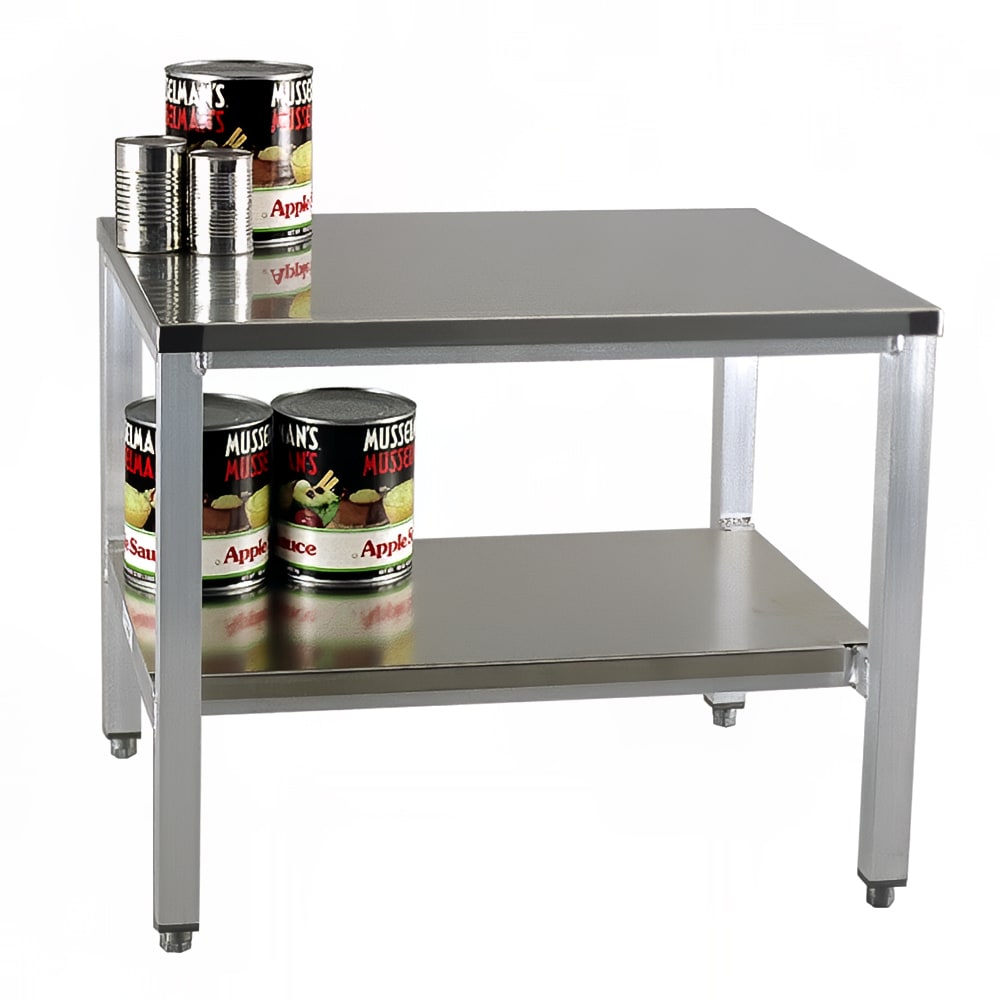 New Age 24" x 29" Stationary Equipment Stand for General Use, Undershelf (24ESA29)