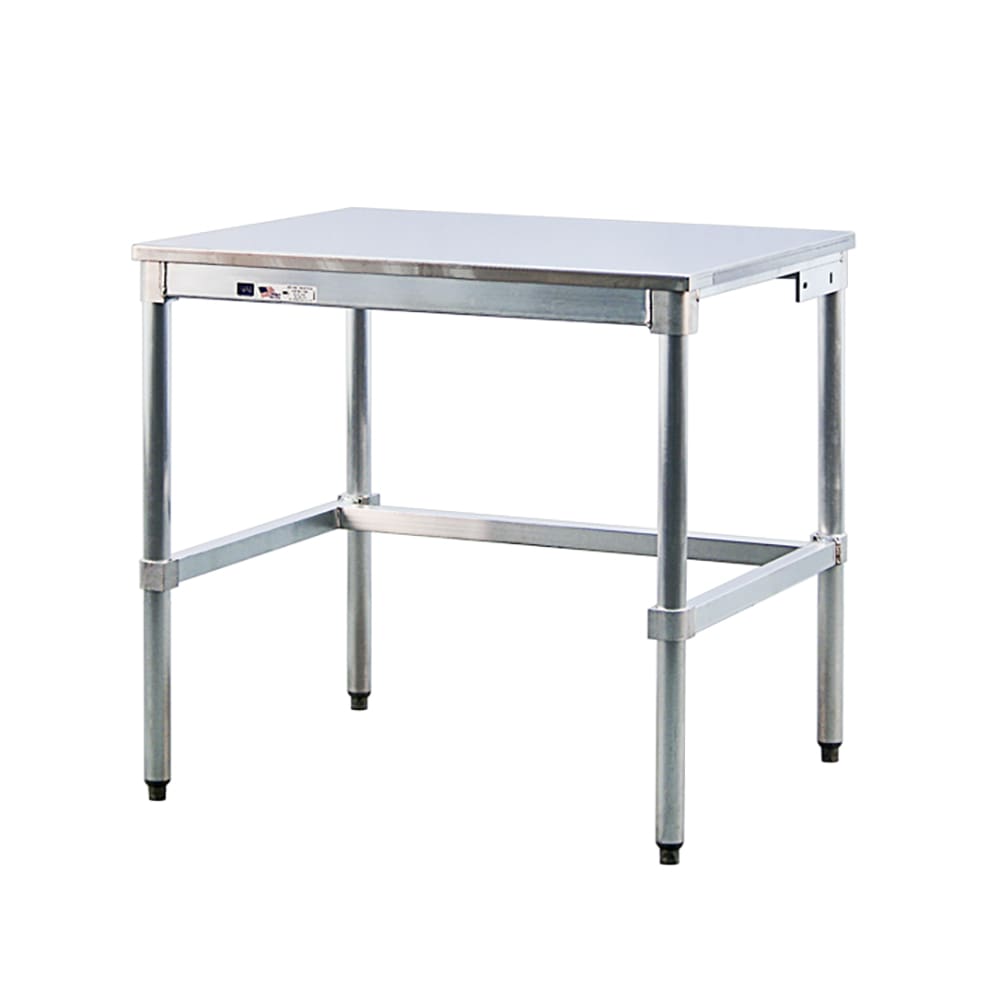 New Age 60" 16 ga Work Table w/ 304 Series Stainless Flat Top (24SS60KD)