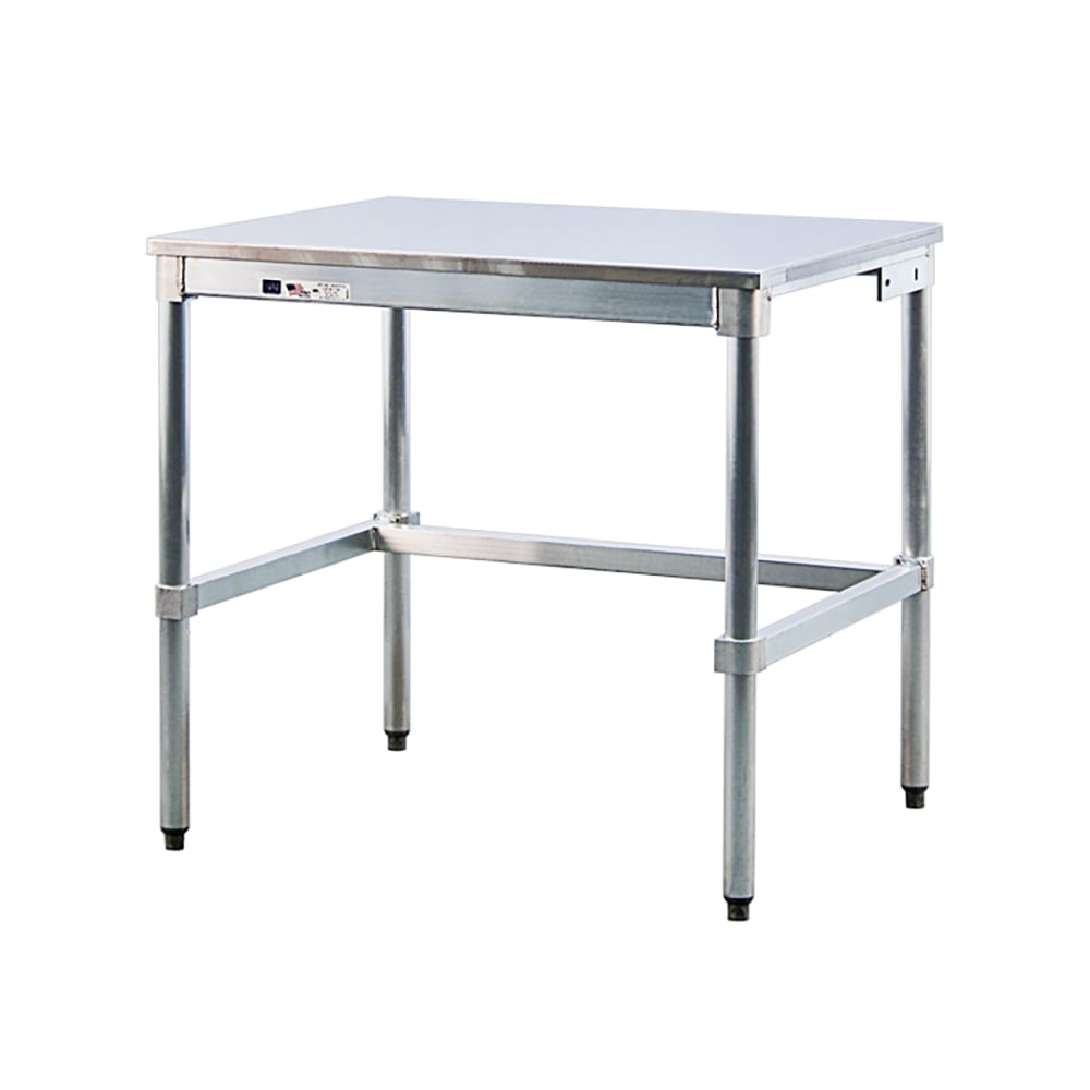 New Age 72" 16 ga Work Table w/ 304 Series Stainless Flat Top (24SS72KD)